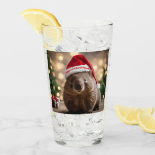"Wombat Wonderland: Ein gemütlicher Weihnachtsaben Glas