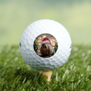 "Wombat Wonderland: Ein gemütlicher Weihnachtsaben Golfball