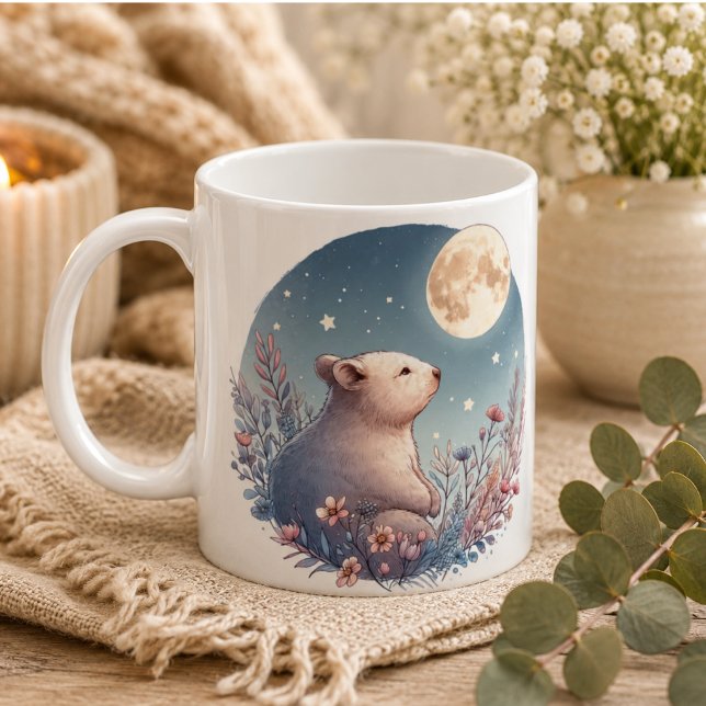 Wombat Wonderland Tasse" Kaffeetasse (Wombat Wonderland Mug” Coffee Mug)