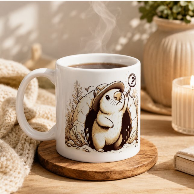 Wombat Wonderland Tasse" Kaffeetasse (Wombat Wonderland Mug” Coffee Mug)