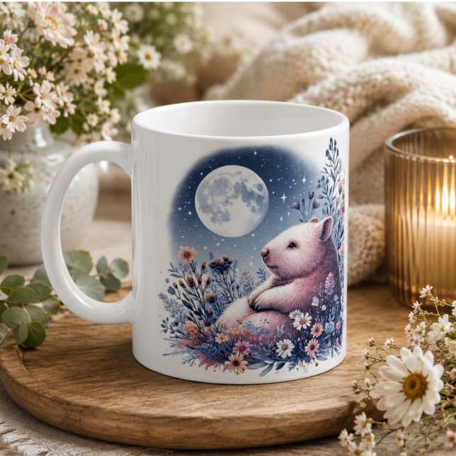 Wombat Wonderland Tasse" Kaffeetasse (Wombat Wonderland Mug” Coffee Mug)