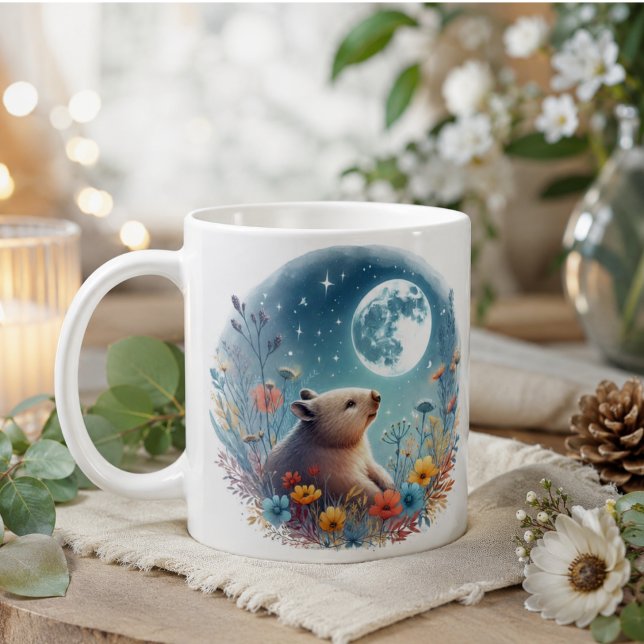 Wombat Wonderland Tasse" Kaffeetasse (Wombat Wonderland Mug” Coffee Mug)