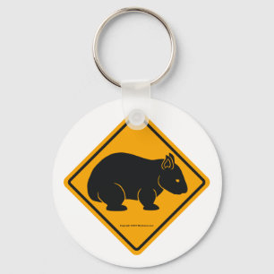 Wombat Zeichen (kein Text) Schlüsselanhänger