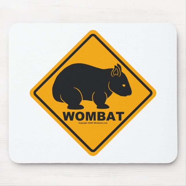 Wombat Zeichen Mousepad (Vorne)