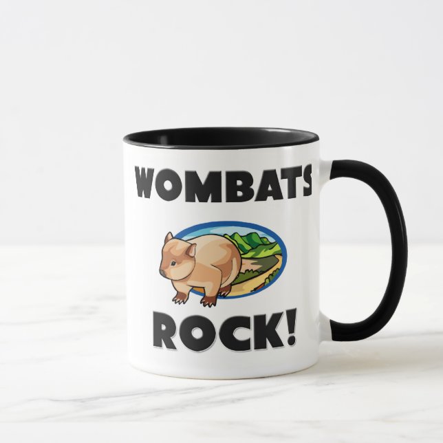 Wombats Felsen Tasse (Rechts)