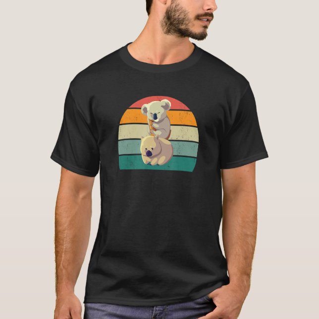 Wombats marsupalis australia oceania Tierkampf T-Shirt (Vorderseite)