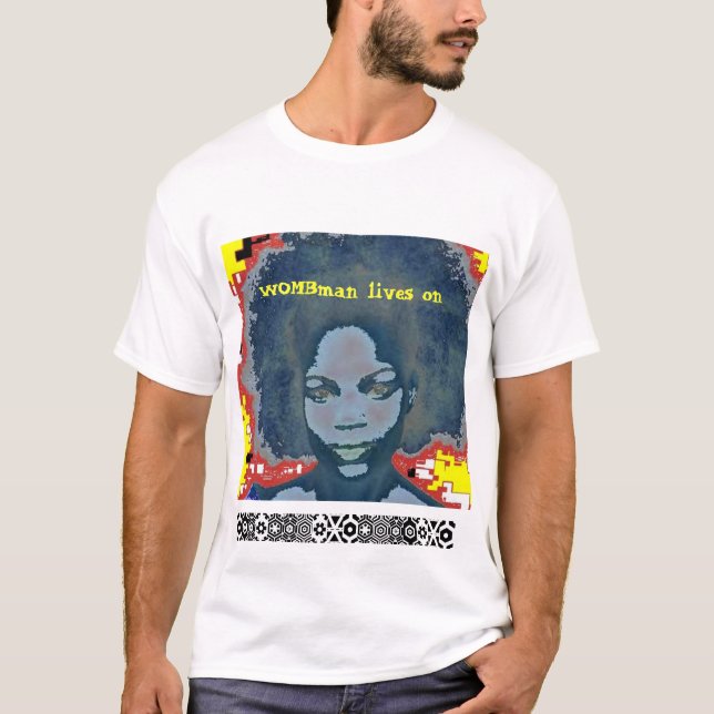WOMBman Leben an T-Shirt (Vorderseite)