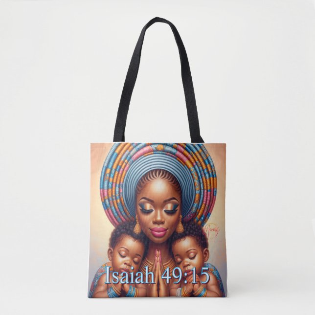 Women and child Isaiah 49:15: Tasche (Vorderseite)