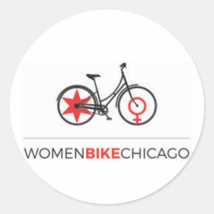 Women Bike Chicago - Stickers Design pas à pas