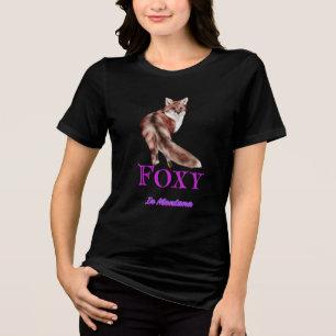 Women Foxy in Montana Tshirt