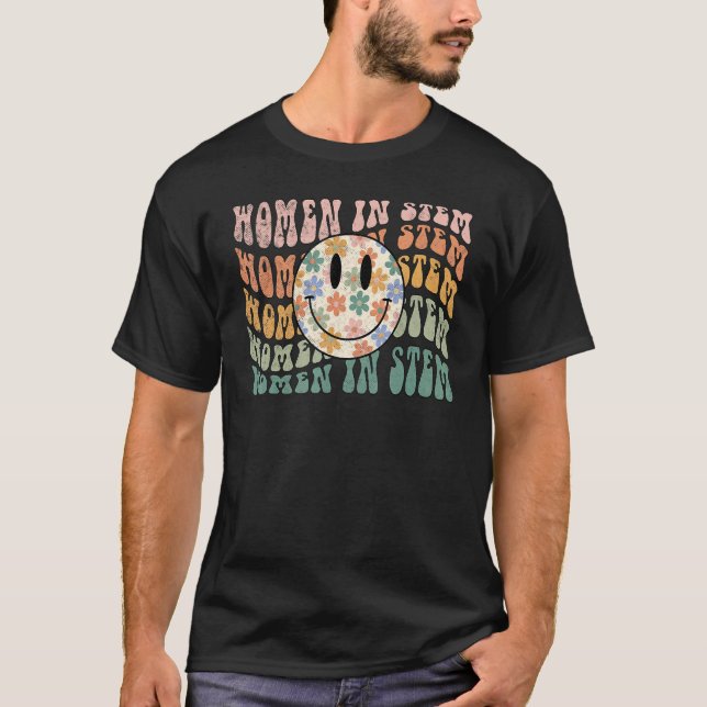Women in Stem Scientist Female Engineer Tech Attor T-Shirt (Vorderseite)