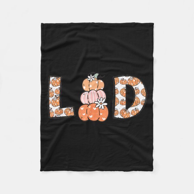 Women Labor And Delivery Nurse Fall Pumpkins Thank Fleecedecke (Vorderseite)