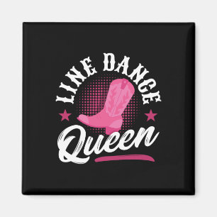 Women Line Dancer Queen Line Tanz Mama Line Danc Magnet
