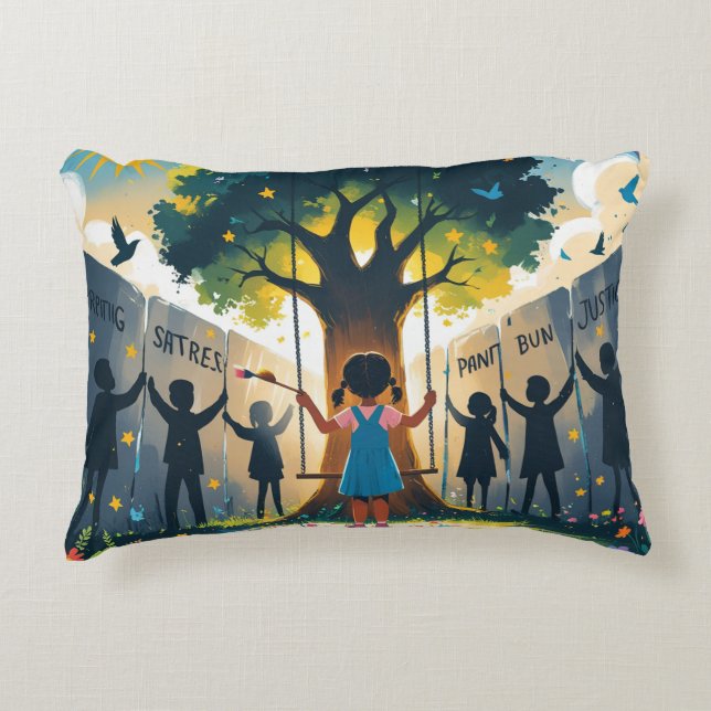 women llegging covered kids dreams dekokissen (Vorderseite)