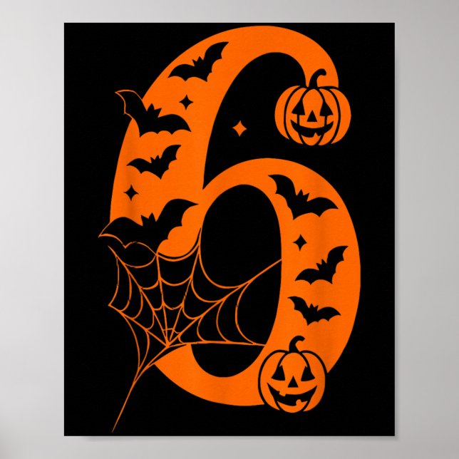 Women Men Couple Halloween Costume 6 7 Rizz Six Se Poster (Vorne)