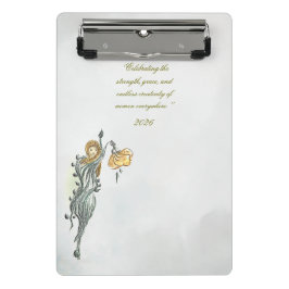 Women: Nature’s Quiet Power,  clipboard  Mini Klemmbrett