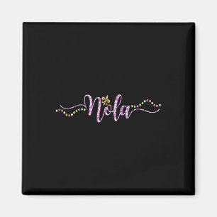 Women Nola Mardi Gras Carnival Mardi Magnet