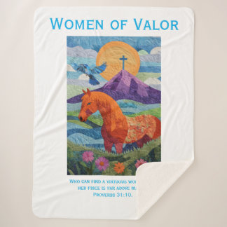 Women of Valor Quilt, Blanket Sherpadecke