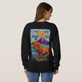 Women of Valor Quilt, Women's Sweatshirt
