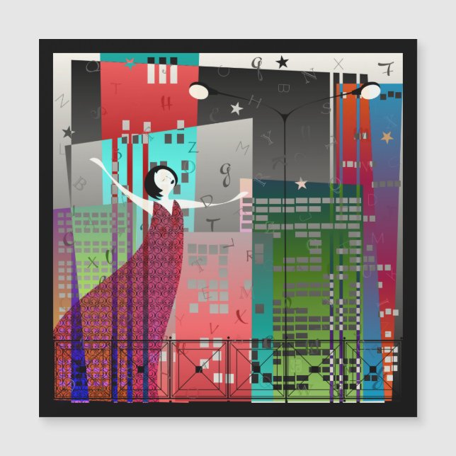 Women Poetry Magnet (Vorderseite)