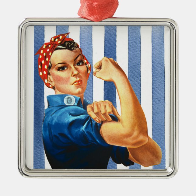 Women Power Metal Ornament (Vorne)