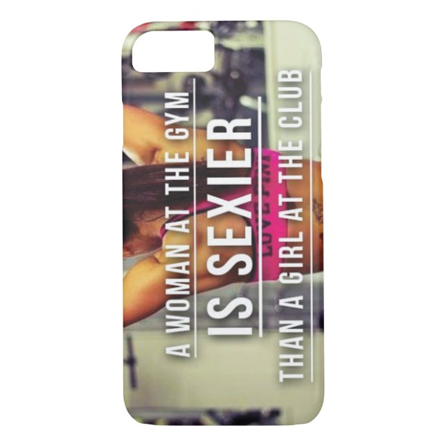 Women’s Gym Workout Motivational Case-Mate iPhone Hülle (Rückseite)