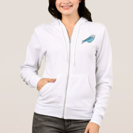 Women’s Hoodie with Girl Parakeet
