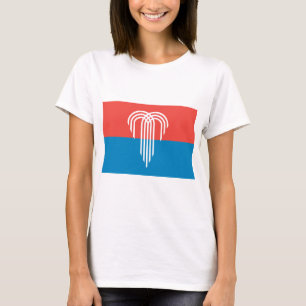 Women T Shirt mit Flag Kansas City, Missouri