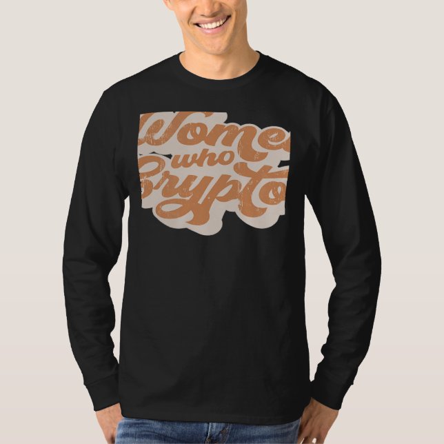 Women Who Crypto Mom HODL DeFi T-Shirt (Vorderseite)