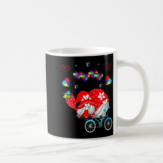 Womens Accept Understand Love Autism Awareness Gno Kaffeetasse (Rechts)