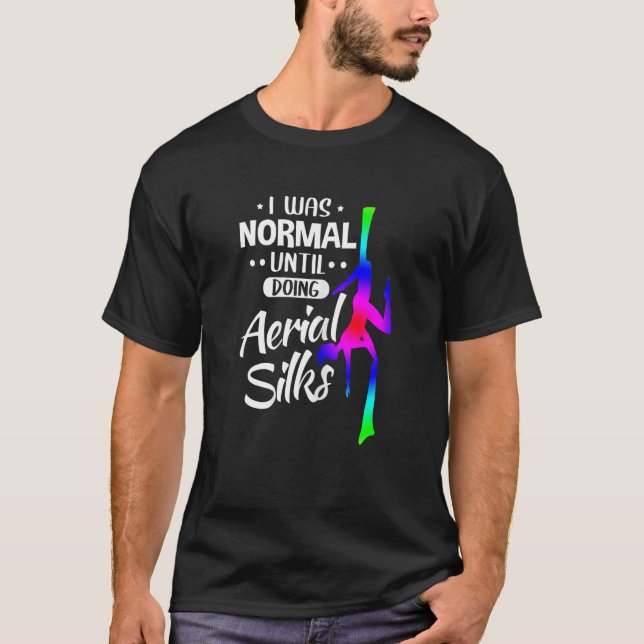 Womens Aerial Silk Dancer & Aerial Yoga T-Shirt (Vorderseite)