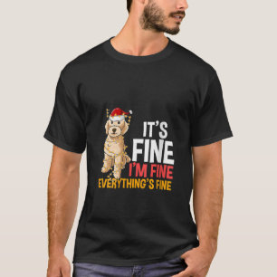 Womens Alles ist schön Goldendoodle Weihnachten L T-Shirt