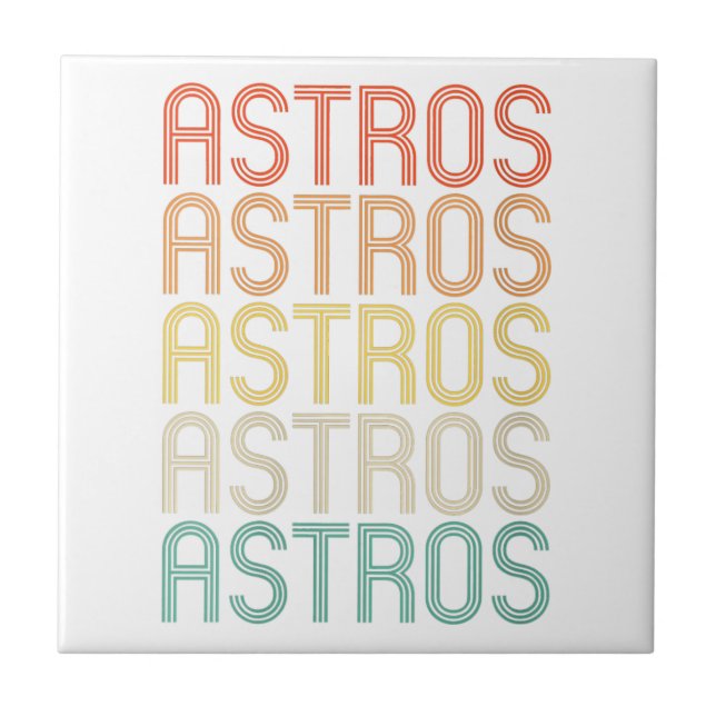 Womens Astros  Fliese (Vorderseite)