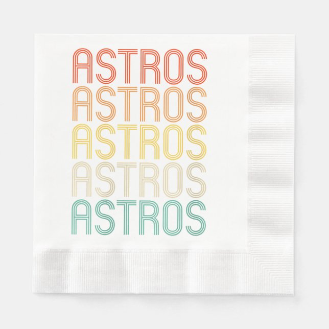 Womens Astros  Serviette (Vorderseite)