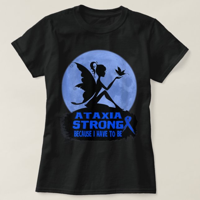 Womens Ataxia Awareness V-Neck T-Shirt173 T-Shirt (Design vorne)