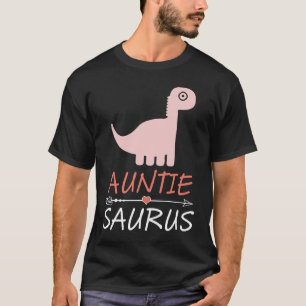 Womens Auntisaurus Dinosaurier Rex Auntie Colorful T-Shirt