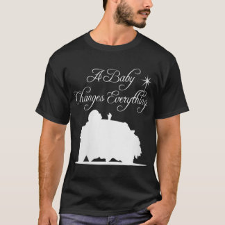 Womens Baby Jesus ändert alles Celebrate T-Shirt