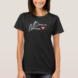 Womens Bama Nana Alabama Liebe Zuhause Staat Oma G T-Shirt