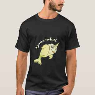 Womens Banarwhal Cool Phantastisch Orca Banana L T-Shirt