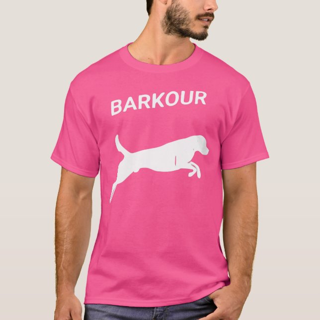 Womens Barkour Dog Shirt - Funny Pun Parkour Dog T (Vorderseite)