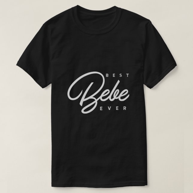 Womens Bebe Shirt Geschenk Bestes Bibe je VNeck (Design vorne)