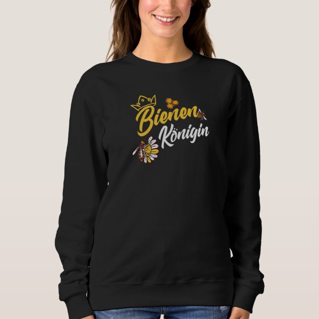 Womens Bee Queen   Sweatshirt (Vorderseite)