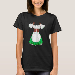 Womens Beer festival in deutscher Anzug-Dame T-Shirt