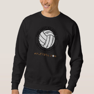 Womens belongs world's Volleyball mom Volleyball v Sweatshirt