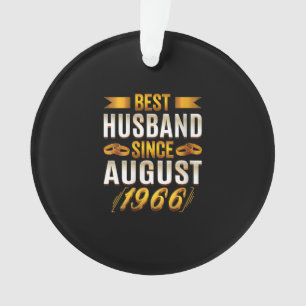 Womens Best Husband Seit August 1966 - Funny 54. Ornament