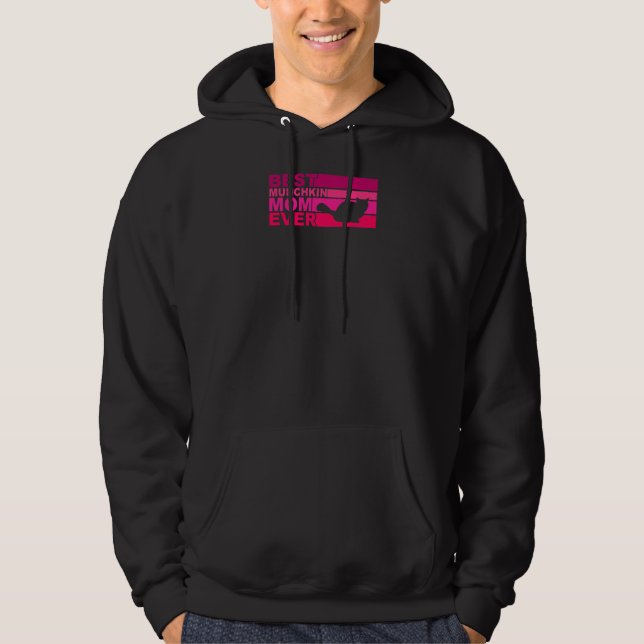 Womens Best Munchkin Mom Ever Hoodie (Vorderseite)