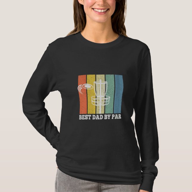 Womens Best Vater by Par Disk Golf Frisbee Golf Fa T-Shirt (Vorderseite)