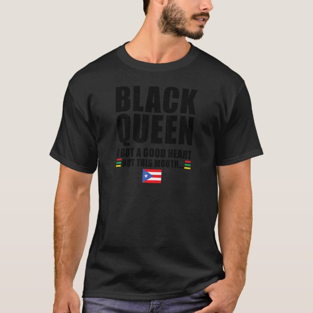 Womens Black Queen I got a good heart Black Queen  T-Shirt (Vorderseite)