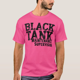 Womens Black Tank Maintenance Supervisor Funny RV