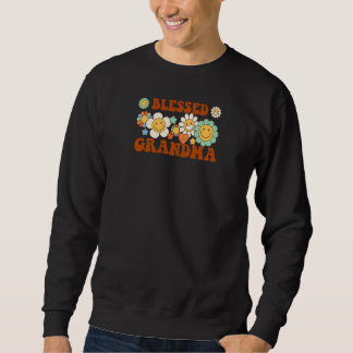 Womens blessed grandma grandmother   sweatshirt